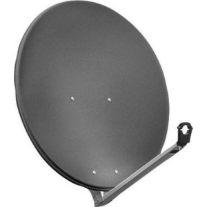 TELE System TEF80R - Anthracite Aluminum Satellite Dish Satellite Dishes Onetrade